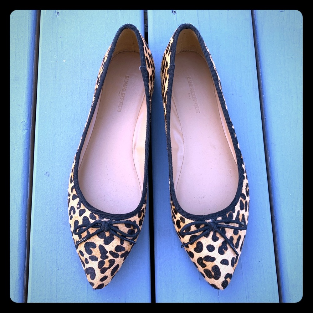 Leopard Print Flats